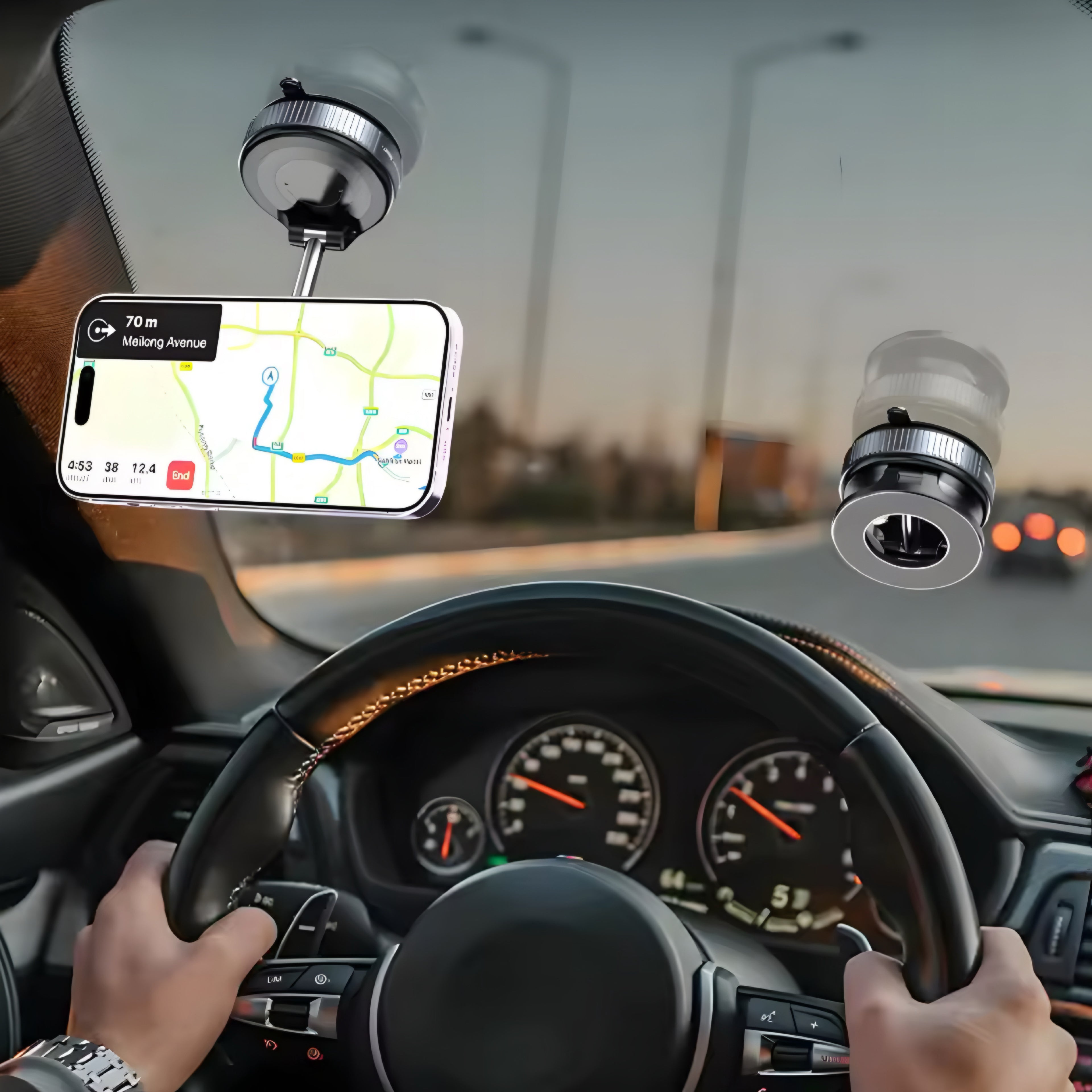 Magnetischer Handyhalter fürs Auto – Starker Halt, Flexibles Blickfeld