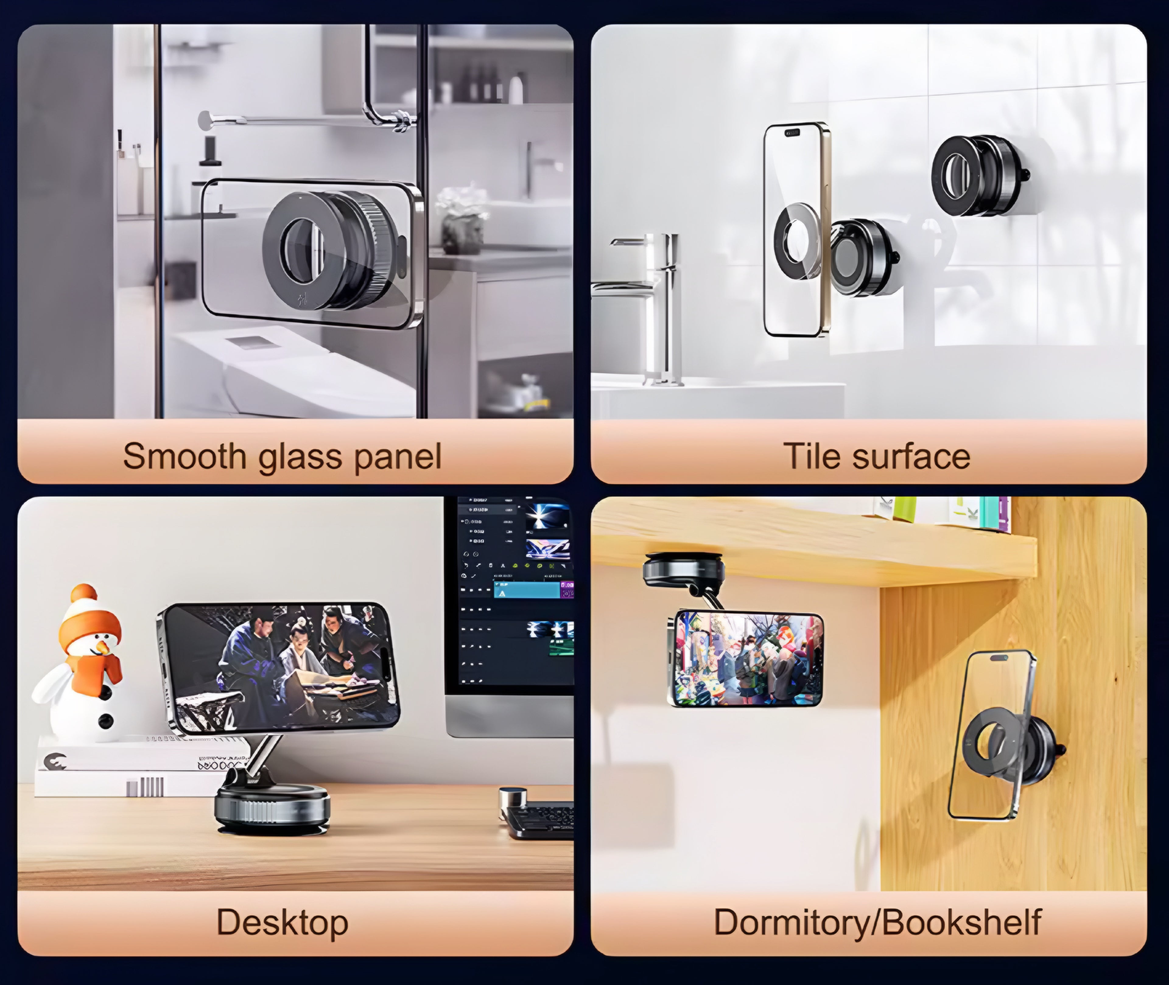 Aluminium Magnetischer Handyhalter – Verstellbar & Elegant