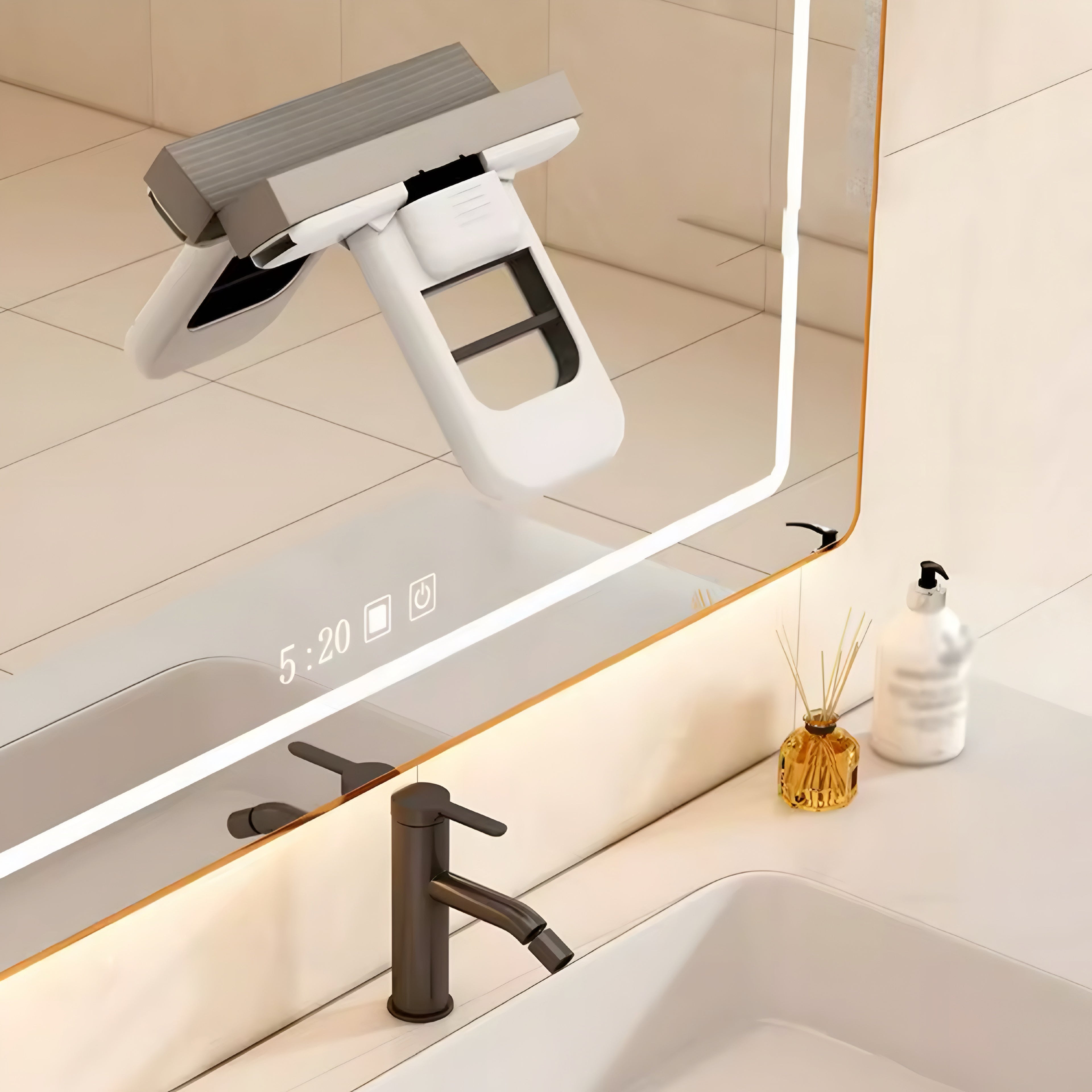 Mini Mop Self-Squeeze – Tragbarer Schwamm-Mopp für müheloses Reinigen