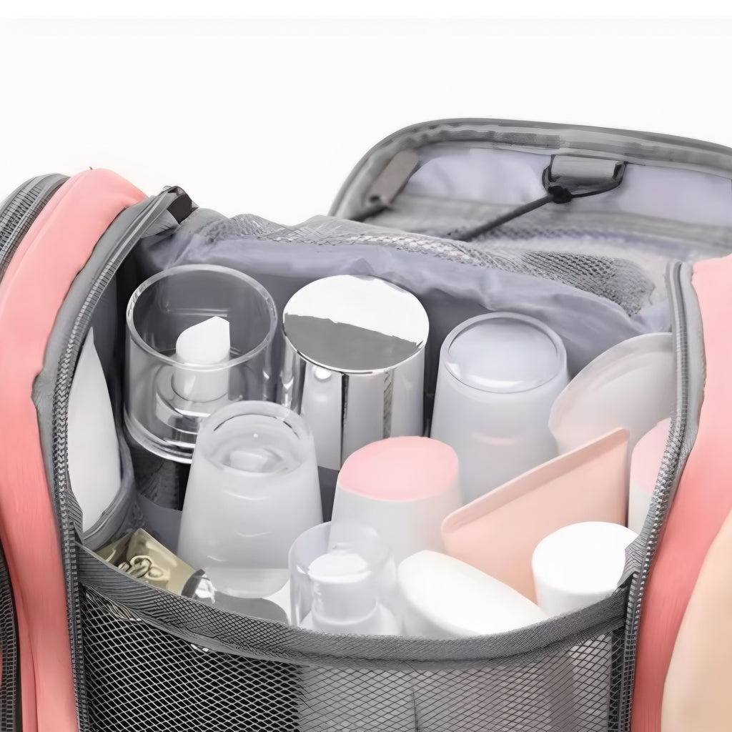 Wasserdichte Kosmetiktasche für Damen – Faltbar, Aufhängbar & Geräumig