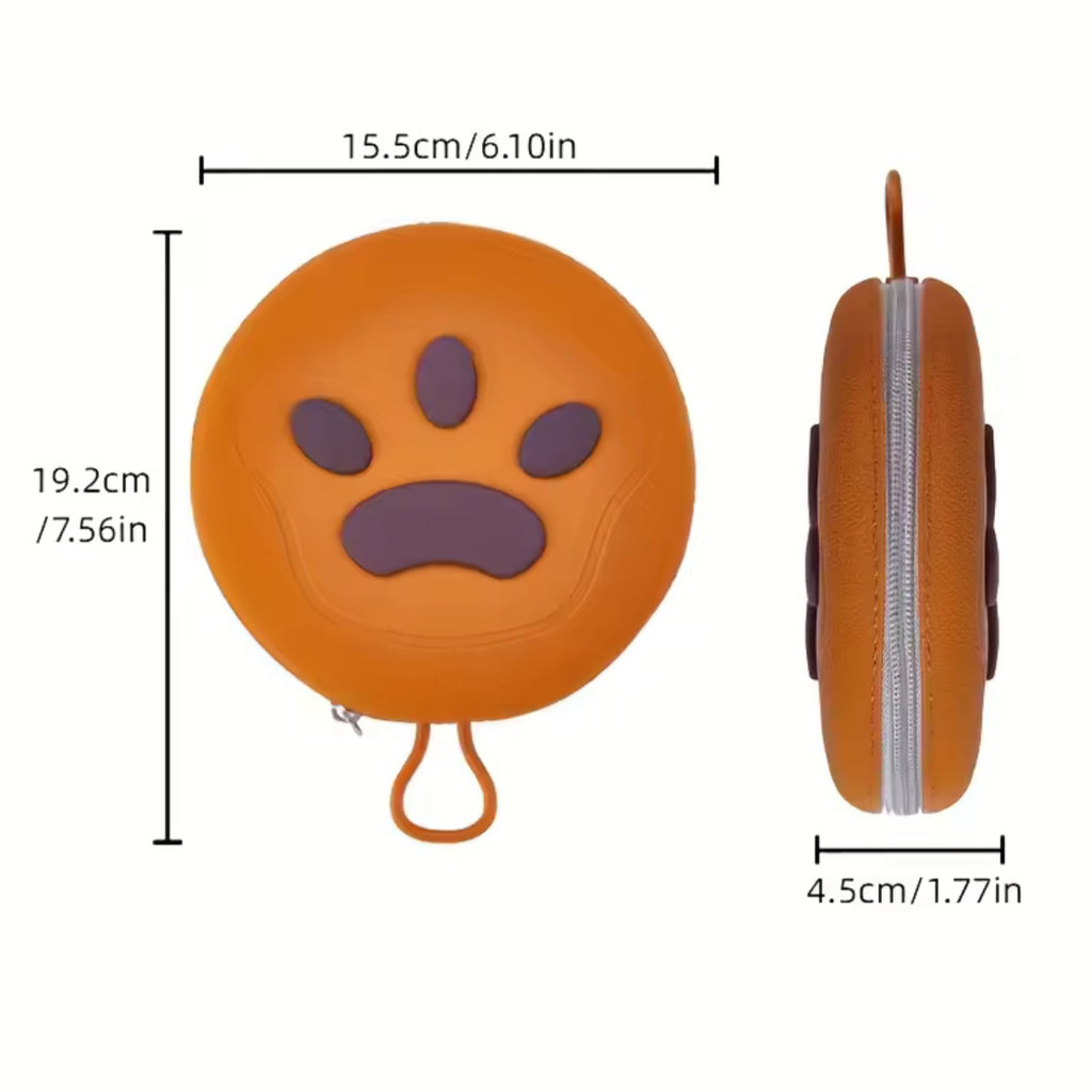 2-in-1 Faltbare Silikon-Hundeschüssel – Praktische Futterlösung für unterwegs