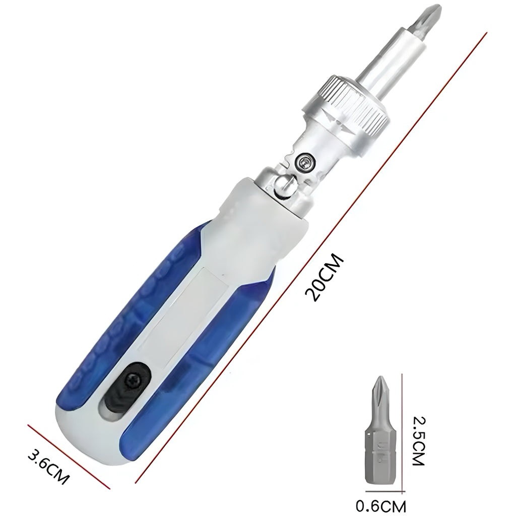 14-in-1 Verstellbarer Ratschen-Schraubendreher