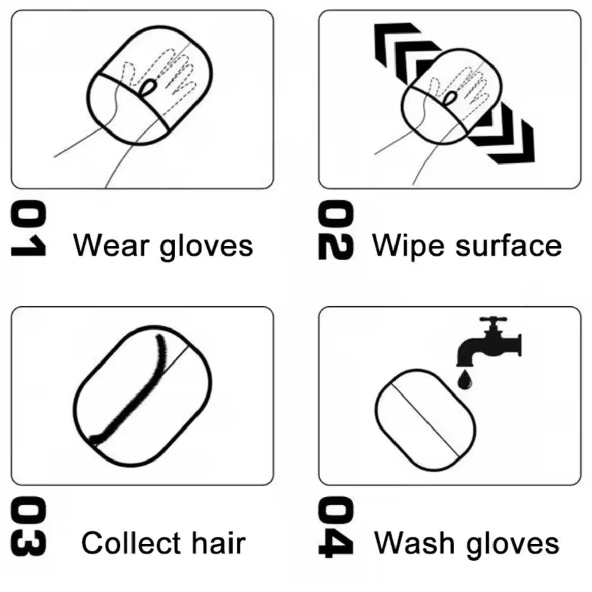 Tierhaar-Entfernungshandschuh – Sauberkeit und Pflege in einem Schritt