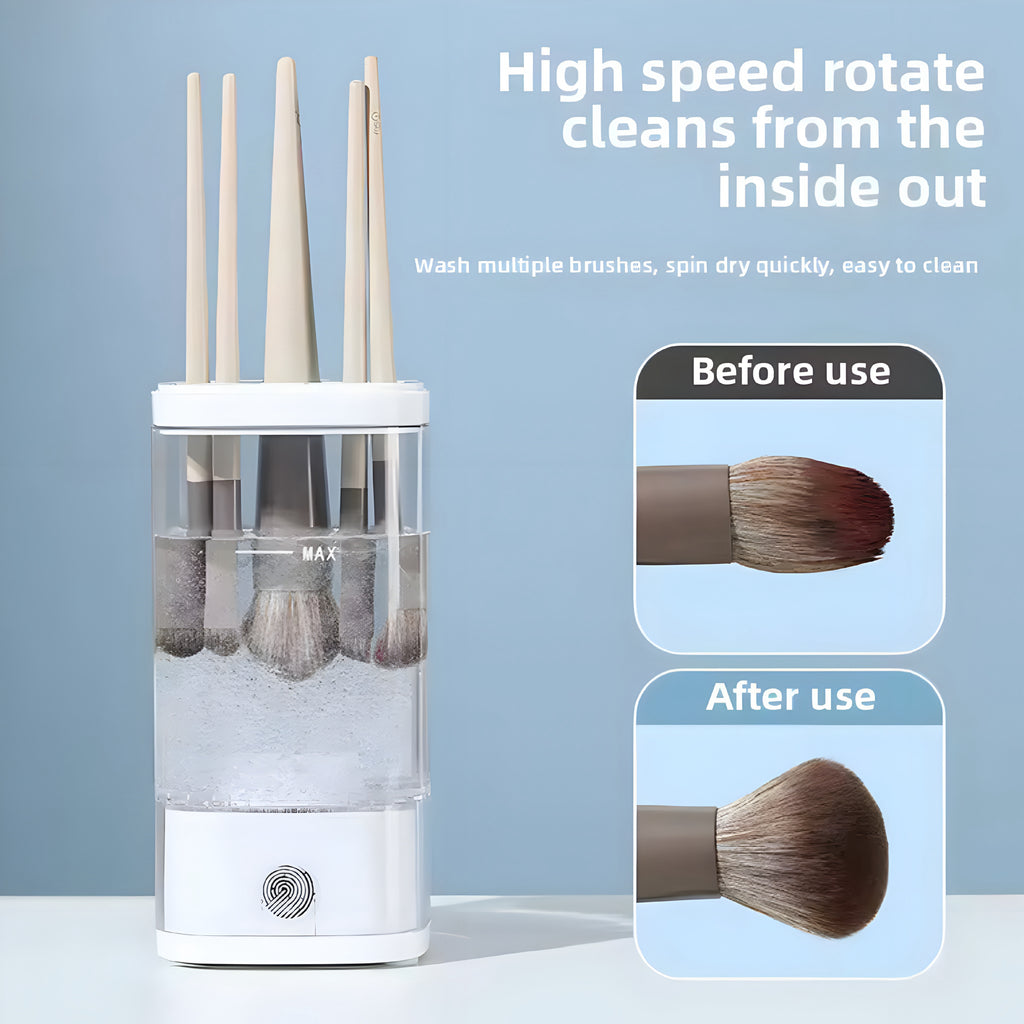 USB-Elektrischer Make-up-Pinselreiniger – Saubere Pinsel, makellose Haut