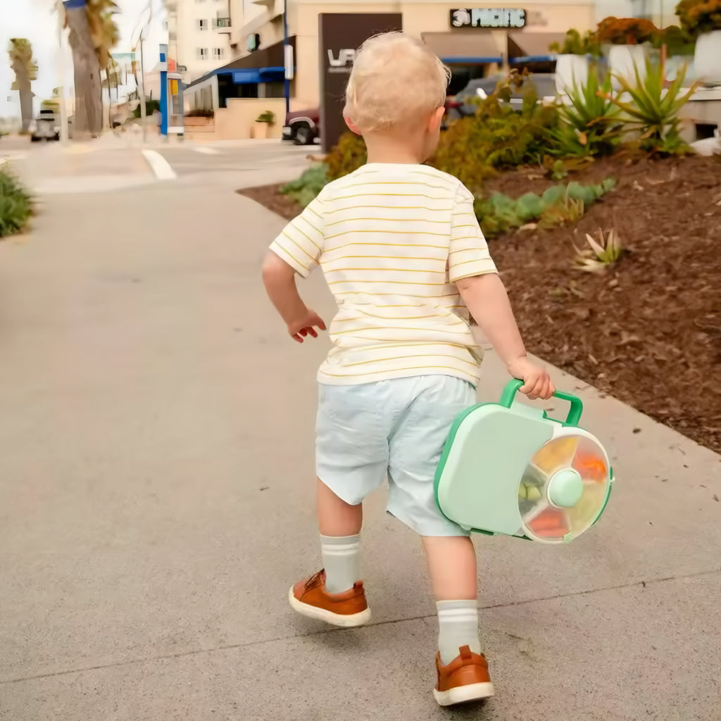 Kinder-Dreh-Lunchbox mit Snack-Karussell
